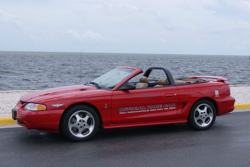 1994 ford mustang cobra indianapolis 500 pace car