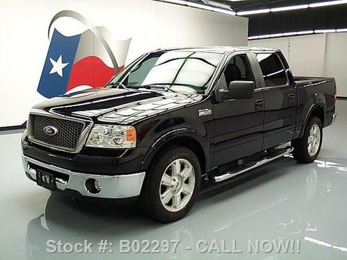 2008 ford f-150 lariat crew leather rear cam 20's 46k texas direct auto