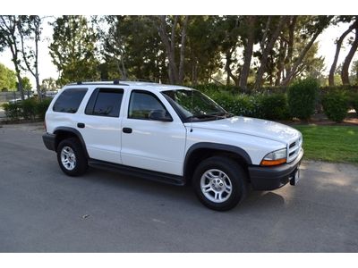 $1 no reserve, 03 durango sport, 1 minor accident, so. cal 1-owner, maintained