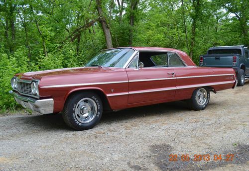 1964 impala with ss bucket seats and console interior