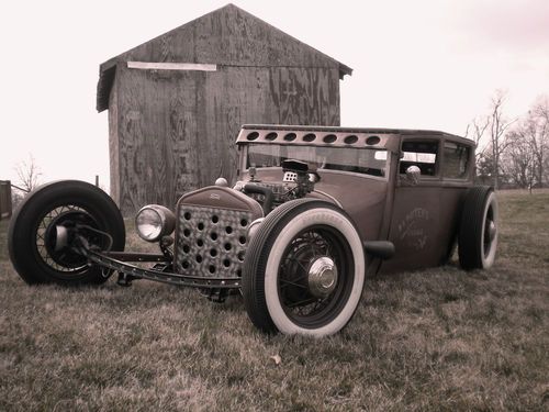 1927 ford model t. rat rod. hot rod. custom air ride