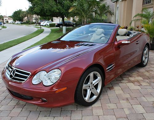 2006 mercedes sl500 automatic low miles leather interior convertible no reserve