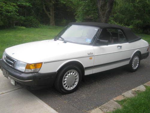 1988 saab 900 turbo convertible only 48718 original miles  excellent condition