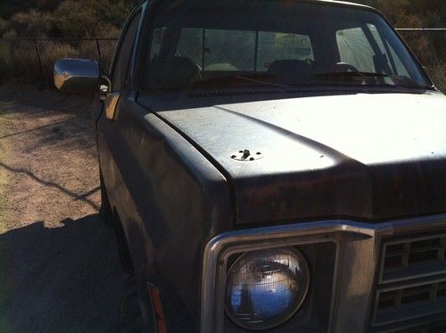 1977 chevy k10 4 wheel drive pickup truck - complete