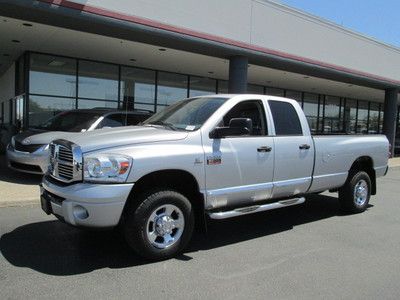 2007 4x4 4wd cummins turbo diesel silver automatic leather long bed pickup