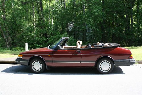 1993 saab 900 s convertible 2-door 2.1l