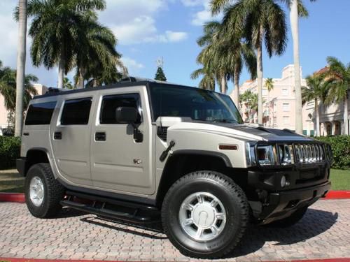 Low 43k miles! florida owned extra clean custom h2! new tires! clean carfax! wow