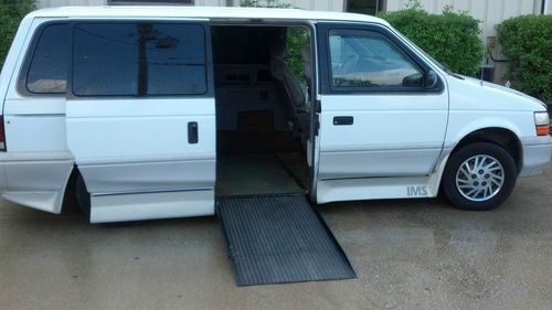 1994 dodge grand caravan ims conversion handicap accessible wheelchair van