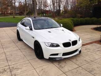 2008 white ess supercharged m3, loaded, hre, eisenmann, low miles
