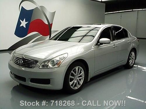 2007 infiniti g35 journey sunroof nav htd seats 60k mi texas direct auto