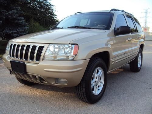 1-owner 2000 jeep grand cherokee limited 4.7l v8 4x4 new tires