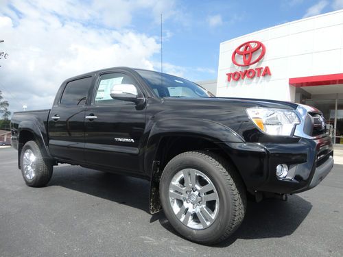 New 2013 tacoma double cab 4.0l v6 4x4 limited navigation heated leather 4wd