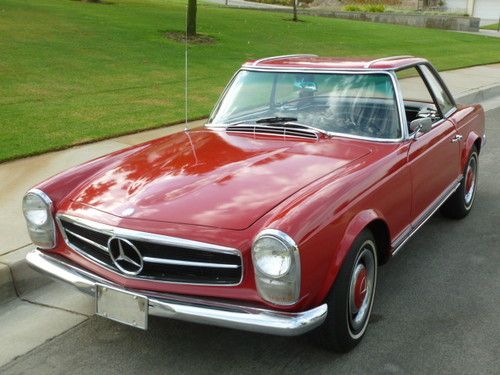 1967 230sl mercedes "pagoda" sweet ride no reserve must sell  excellent driver
