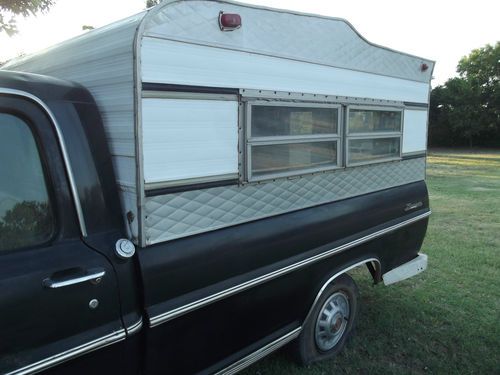 Find used 1967 Ford F100 Ranger Pickup with vintage Camper in Enid, Oklahoma, United States, for ...