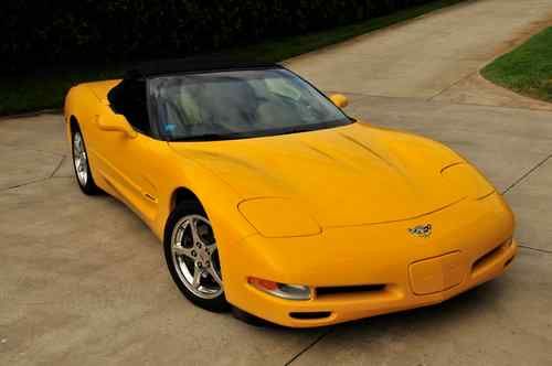 2003 chevrolet corvette convertible 1 owner 23k. miles procharged 6 speed