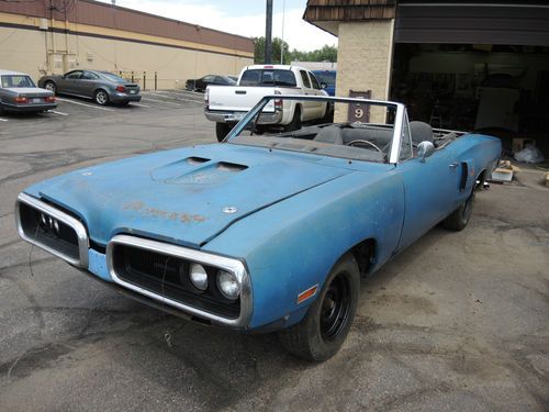 Find used 1970 Dodge Coronet R/T CONVERTIBLE Super Bee ...