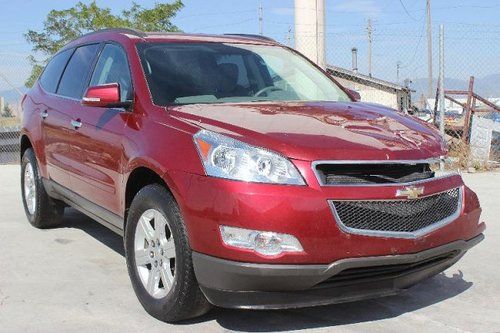 2010 chevrolet traverse lt1 awd damaged salvage low miles loaded export welcome!