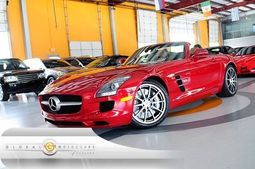 12 mercedes-benz sls amg roadster 1k bang-and-olufsen navi rear-cam keyless pdc