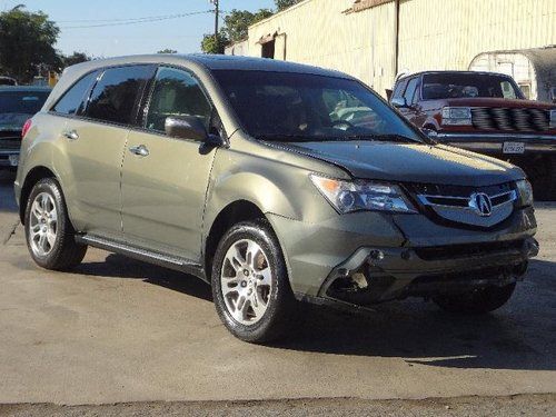 2007 acura mdx 4wd tech pkg damaged salvage loaded priced to sell will not last!