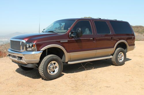 2000 ford excursion limited sport utility 4-door 6.8l v10 lifted 4x4- loaded