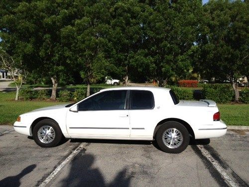 1997 mercury cougar xr7 one owner 34k miles  white