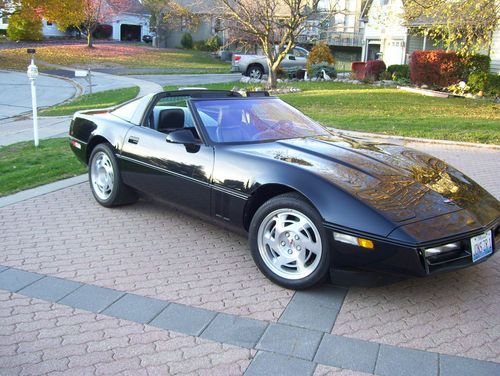 1990 black corvette zr-1, extremely rare, prestine condition, original owner