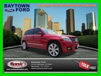 2010 glk350 red black leather navigation sunroof power auto we finance/shipping