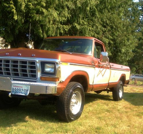 1978 ford f250 4x4 ranger xlt camper special no reserve world wide bids welcome