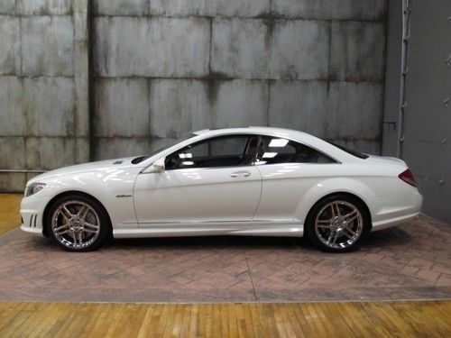 2008 mercedes-benz cl63 amg rare pearl white with saddle performance package