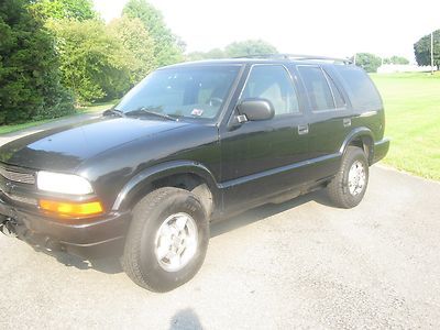 2001 01 blazer ls 4x4 all wheel drive awd 4wd no reserve inspected