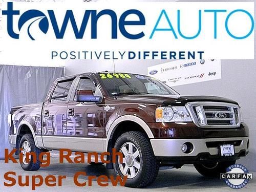 08 f-150 king ranch 4x4 crew cab 1 owner 49,148 miles