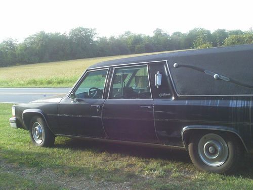 1981 black hearse cadillac fleetwood low mileage