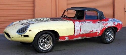 1962 e-type 3.8 liter s1 roadster "desert find" solid body needs full resto xke