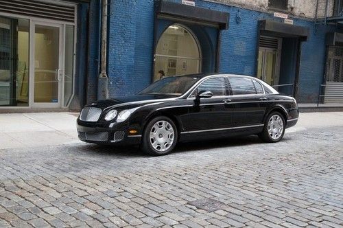 2010 bentley continental flying spur in beluga with a saddle interior