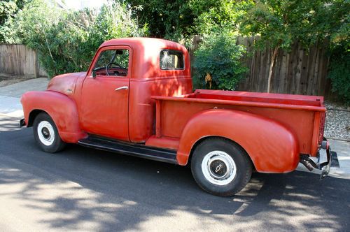 1953 chevrolet pickup-short bed-california truck-1949-1950-1951-1952-1954-