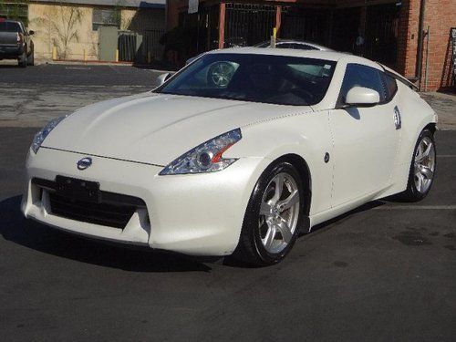 2012 nissan 370z coupe damaged salvage runs! cooling good sporty only 18k miles!