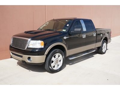 06 ford f150 king ranch crew cab 4x4 mroof leather adj pedals heated sts cd chge