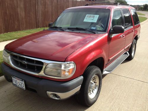 2001 ford explorer xlt 4x4 low miles, 1 owner, non-smoker, no reserve frisco, tx