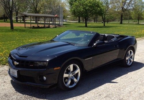 2011 chevrolet camaro convertible 2ss rs w/only 9300 miles &amp; 6sp man hurst shift