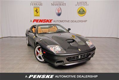 2005 ferrari 575 superamerica~ fresh major~ fiorano package~carbon interior~