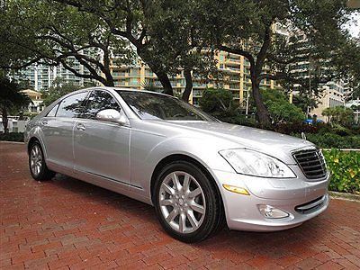 Florida one owner 2008 mercedes benz s550 p2  ac seats privacy screen navi phone