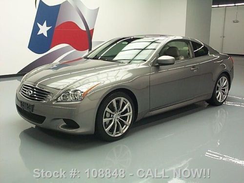 2008 infiniti g37 sport coupe htd leather sunroof 40k texas direct auto