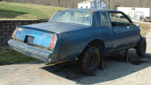 1984 chevy monte carlo ss for parts, race car, stock car, drag car
