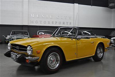 Solid southern states rust free accident free strong driving  inca yellow tr6