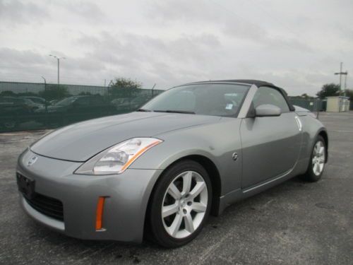 2005 nissan 350z convertible touring 43k new top auto leather heated seats bose