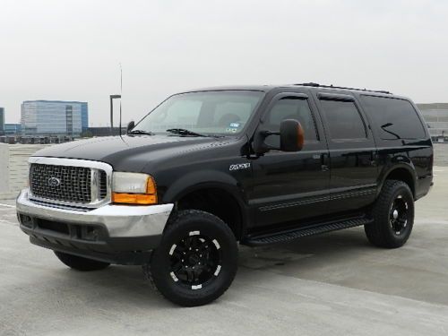 2000 ford excursion 4x4 lifted 7.3l power stroketurbo diesel 3rd row seats