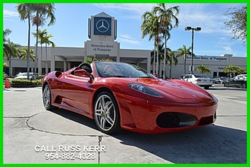 2006 f430 spider f1 convertible all books keys service up to date