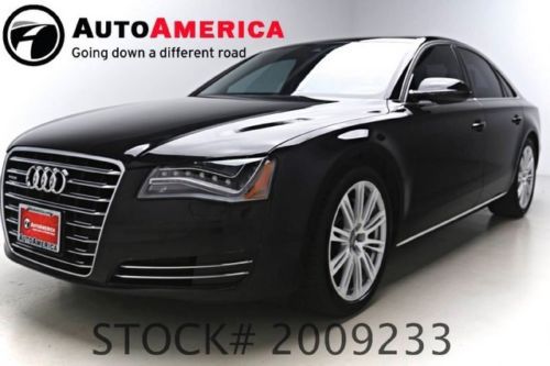 28k one 1 owner low miles 2013 audi a8 3.0t nav sunroof heated seats satellite