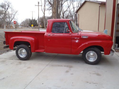 1963 ford f100 short bed step side pick up 292ci 4 bbl