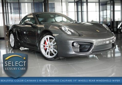 Stunning cayman s manual transmission 19inch boxster s whls only 2k miles